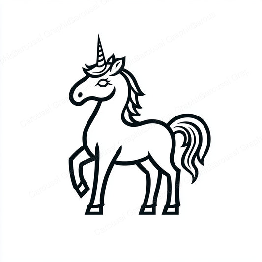 Unicorn Vector Graphic preview