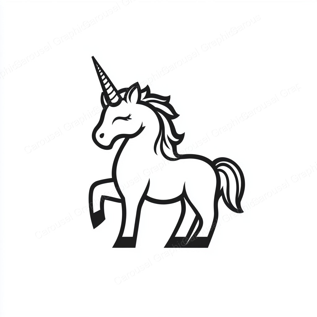 Unicorn Vector Graphic preview