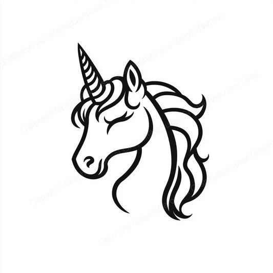Unicorn Vector Graphic preview