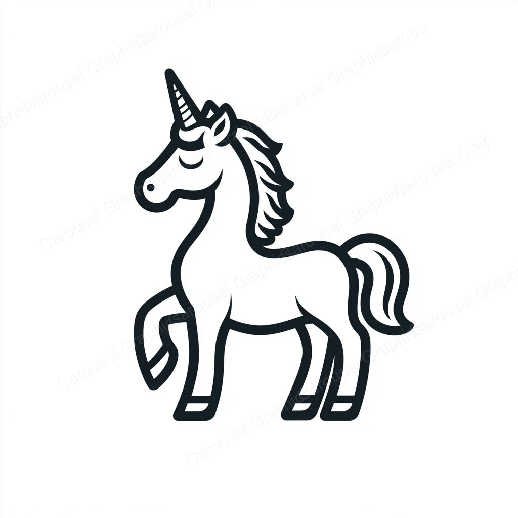 Unicorn Vector Graphic preview