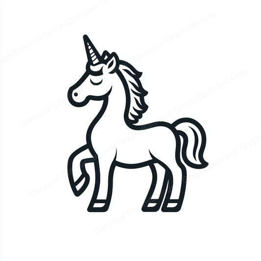 Unicorn Vector Graphic preview
