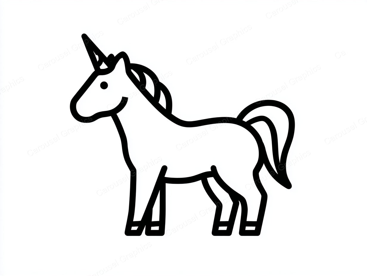 Unicorn Vector Graphic preview