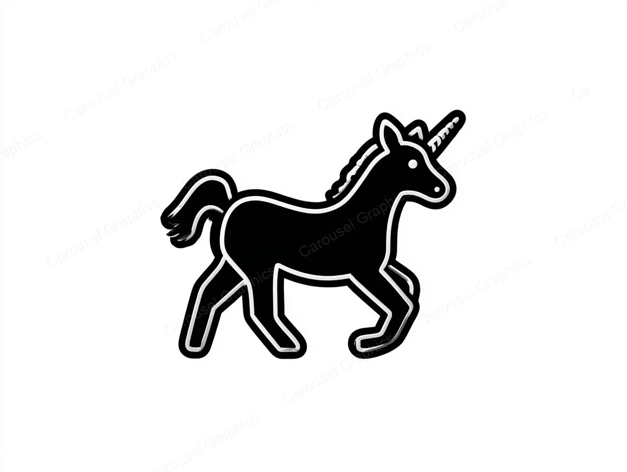 Unicorn Vector Graphic preview