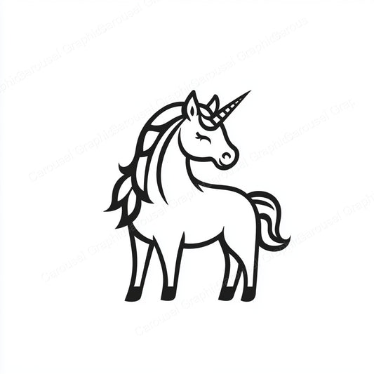 Unicorn Vector Graphic preview