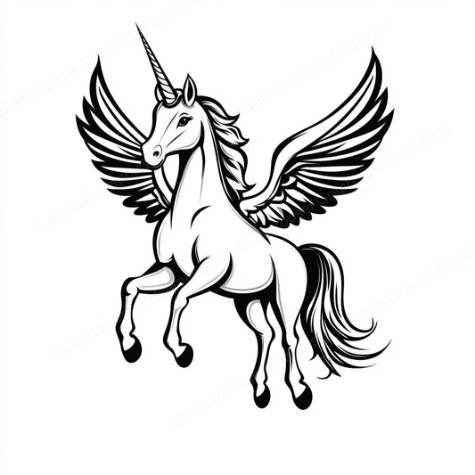 Unicorn Vector Graphic preview