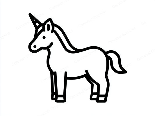 Unicorn Vector Graphic preview