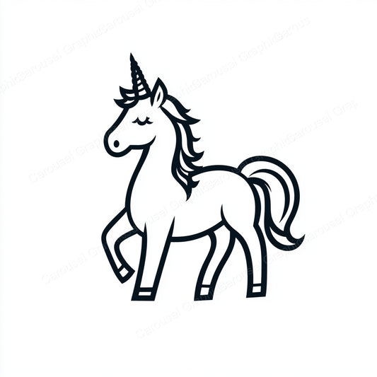 Unicorn Vector Graphic preview