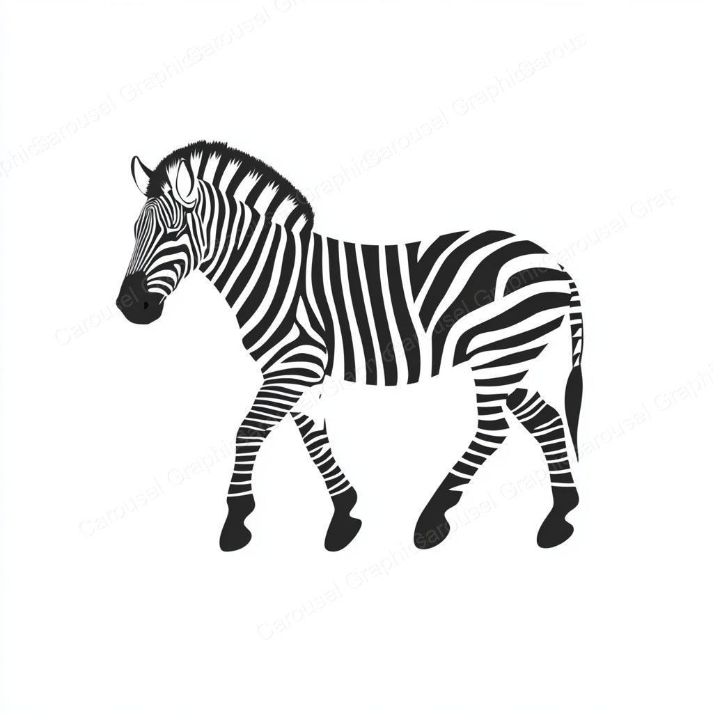 Zebra Vector Graphic preview