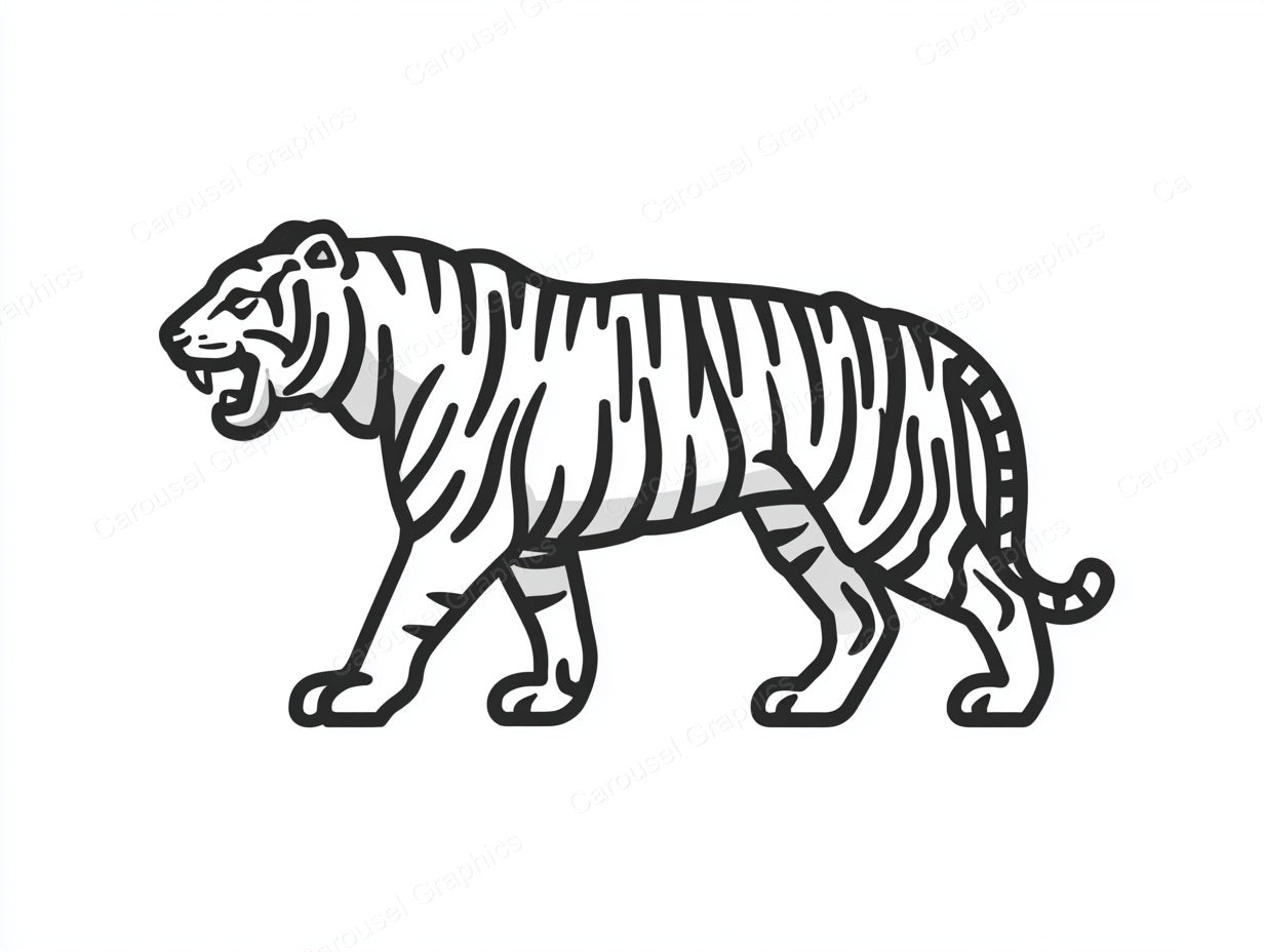 Tiger Vector Graphic preview