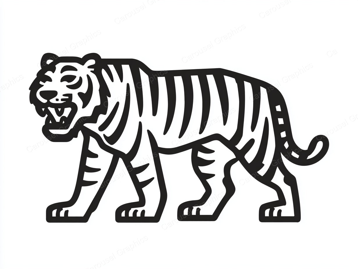 Tiger Vector Graphic preview
