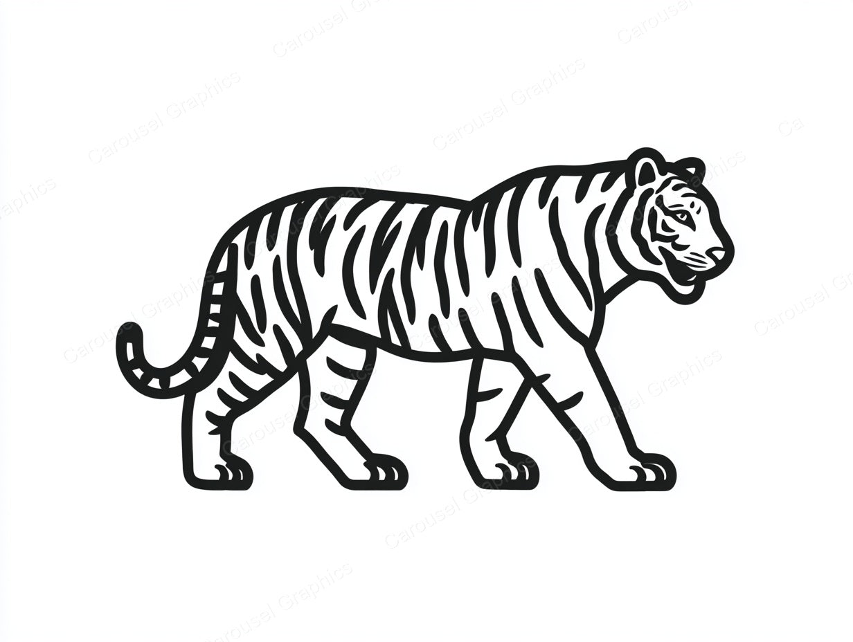 Tiger Vector Graphic preview