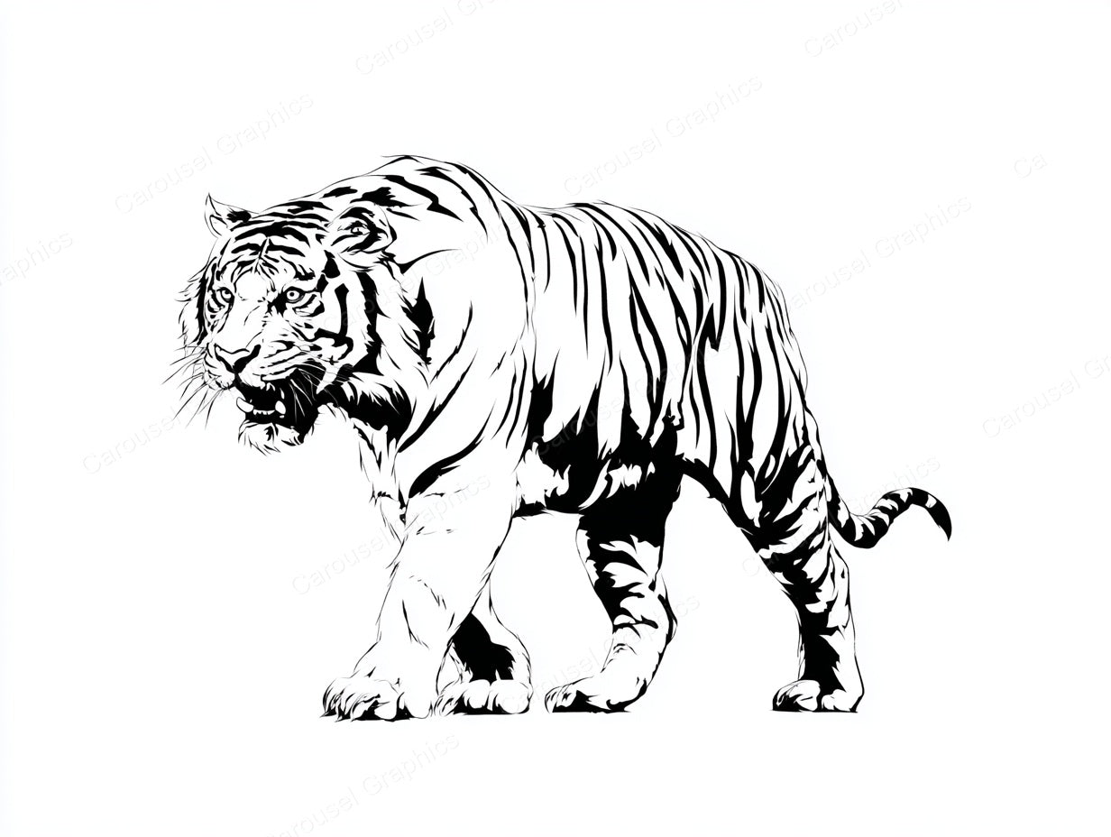 Tiger Vector Graphic preview