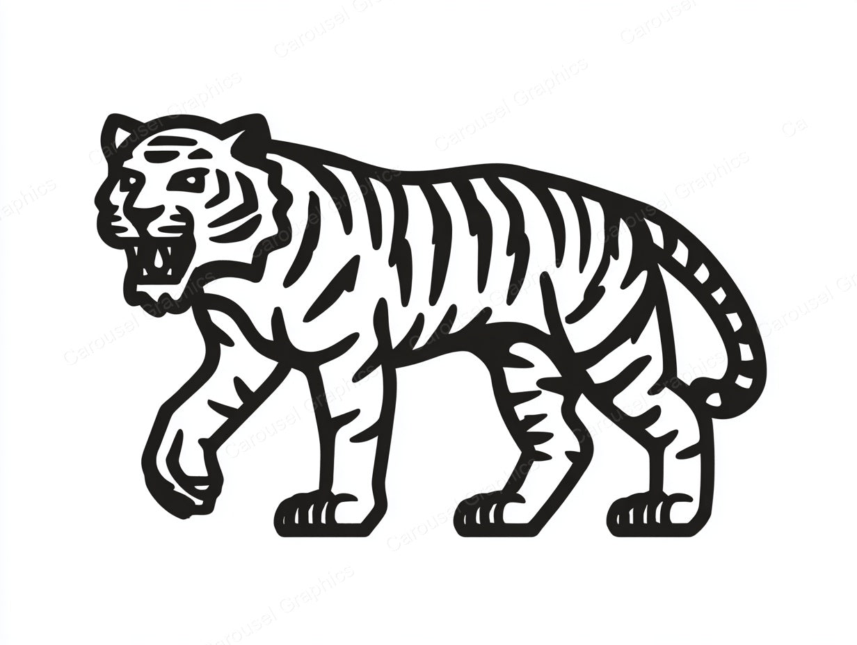 Tiger Vector Graphic preview