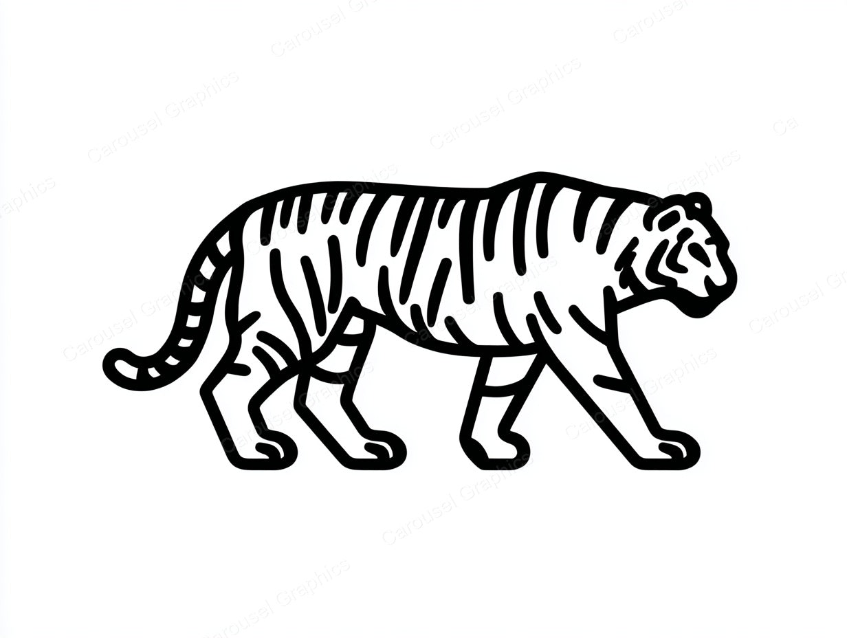 Tiger Vector Graphic preview