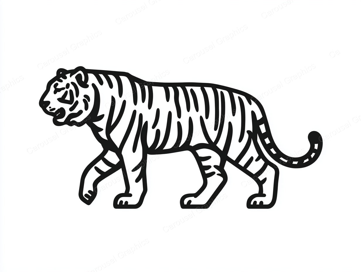 Tiger Vector Graphic preview