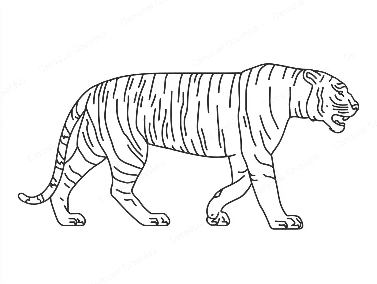 Tiger Vector Graphic preview