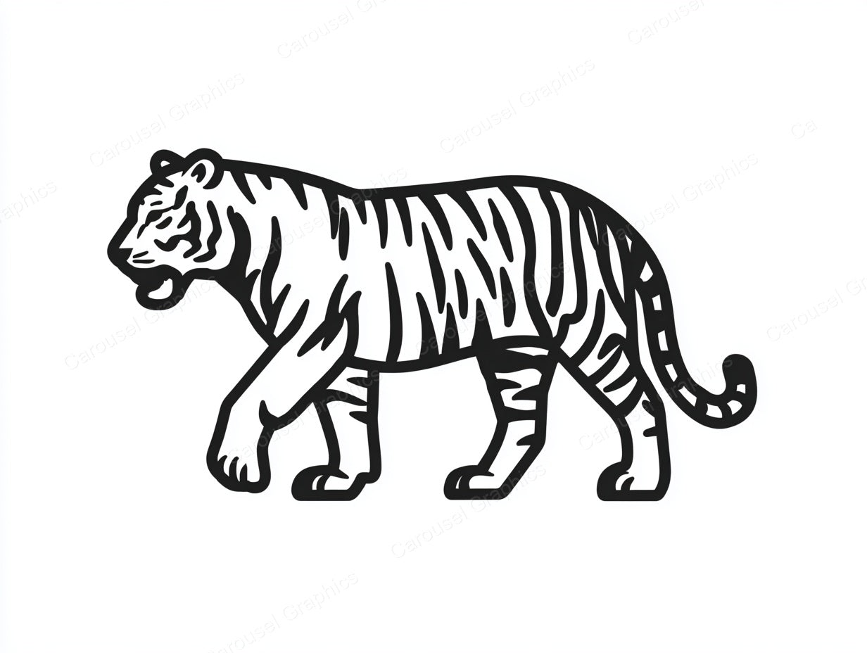 Tiger Vector Graphic preview