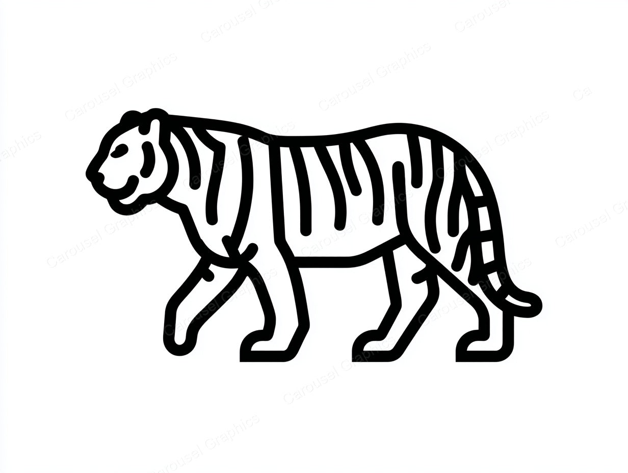 Tiger Vector Graphic preview