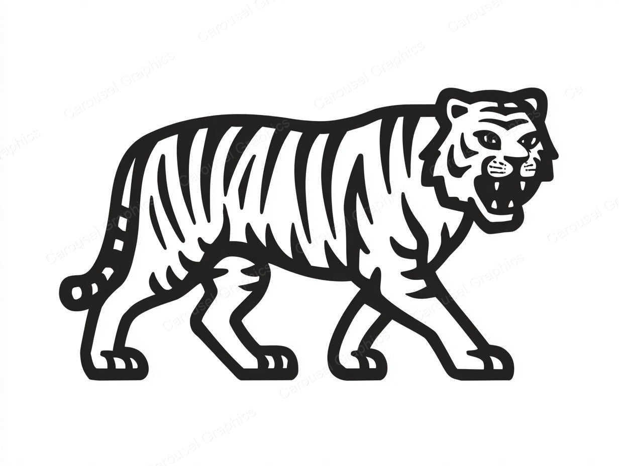 Tiger Vector Graphic preview