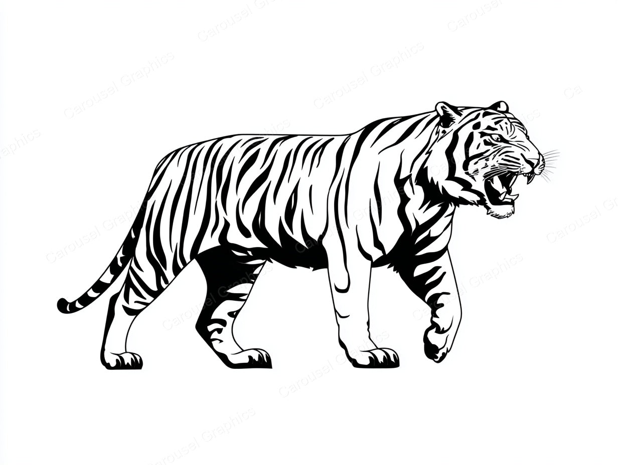 Tiger Vector Graphic preview
