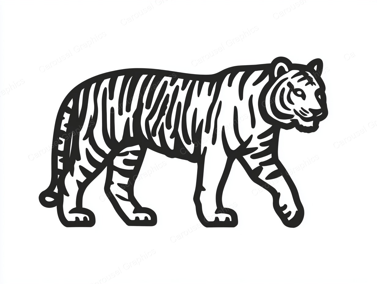 Tiger Vector Graphic preview