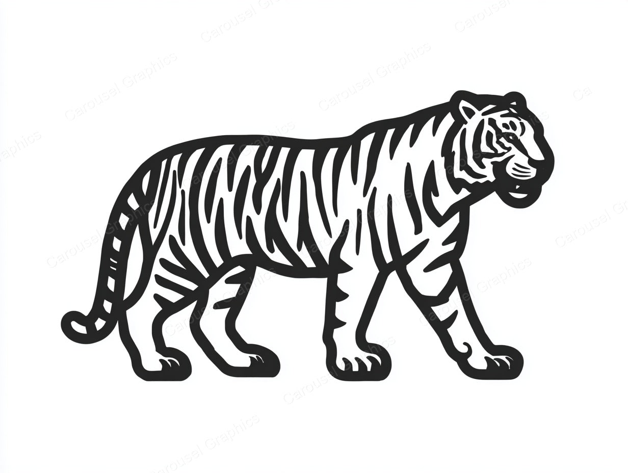 Tiger Vector Graphic preview