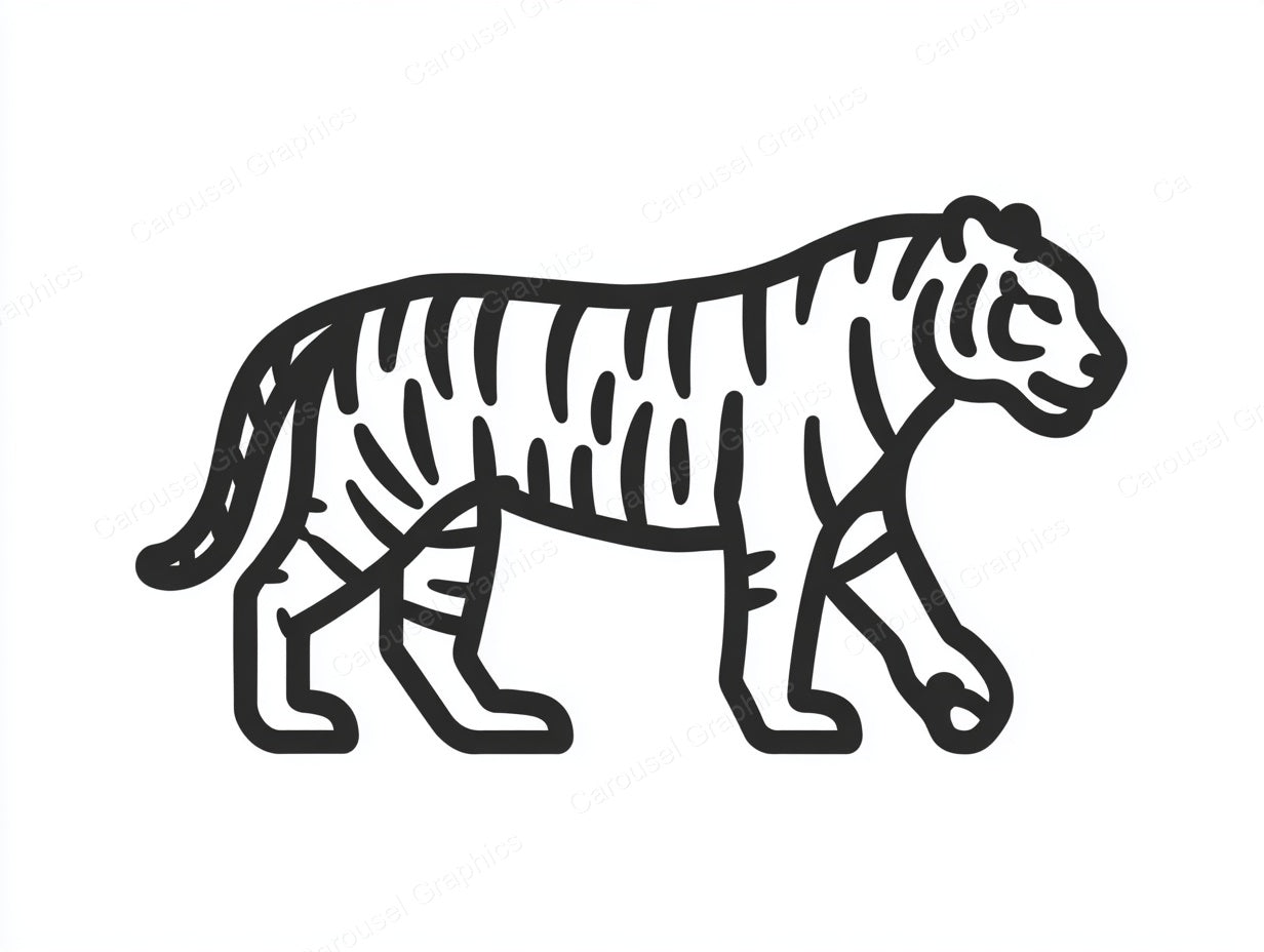 Tiger Vector Graphic preview
