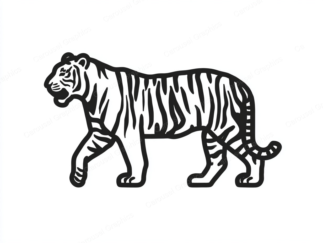 Tiger Vector Graphic preview