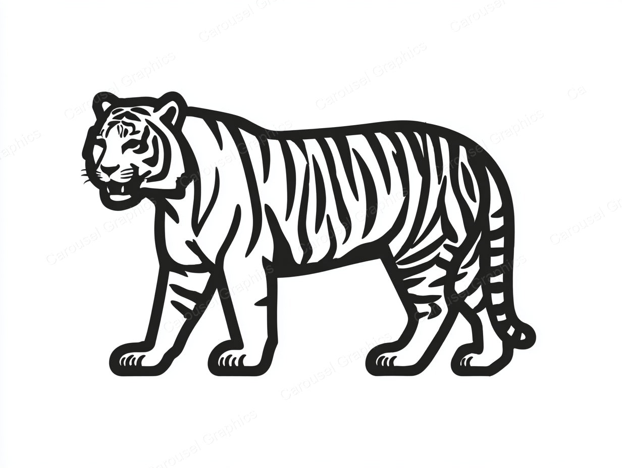 Tiger Vector Graphic preview