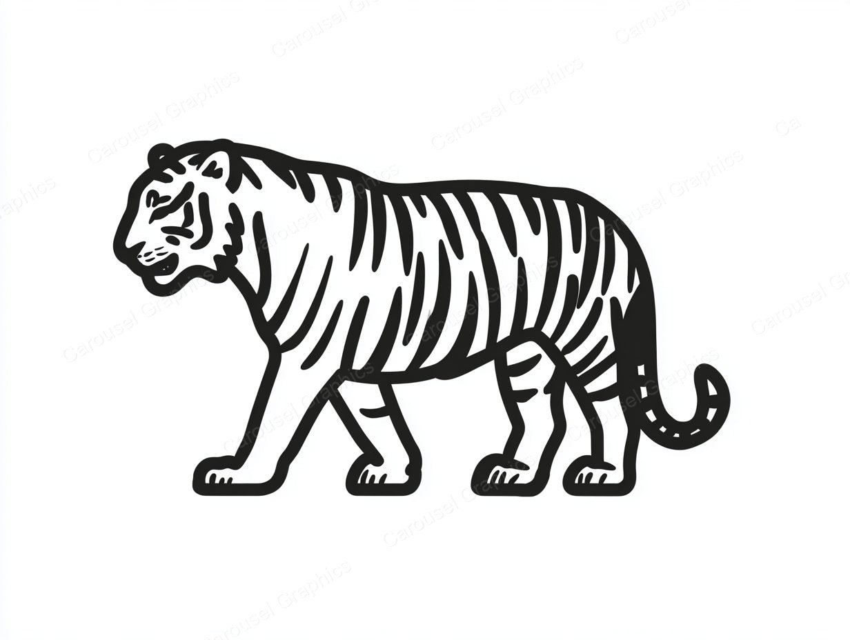 Tiger Vector Graphic preview