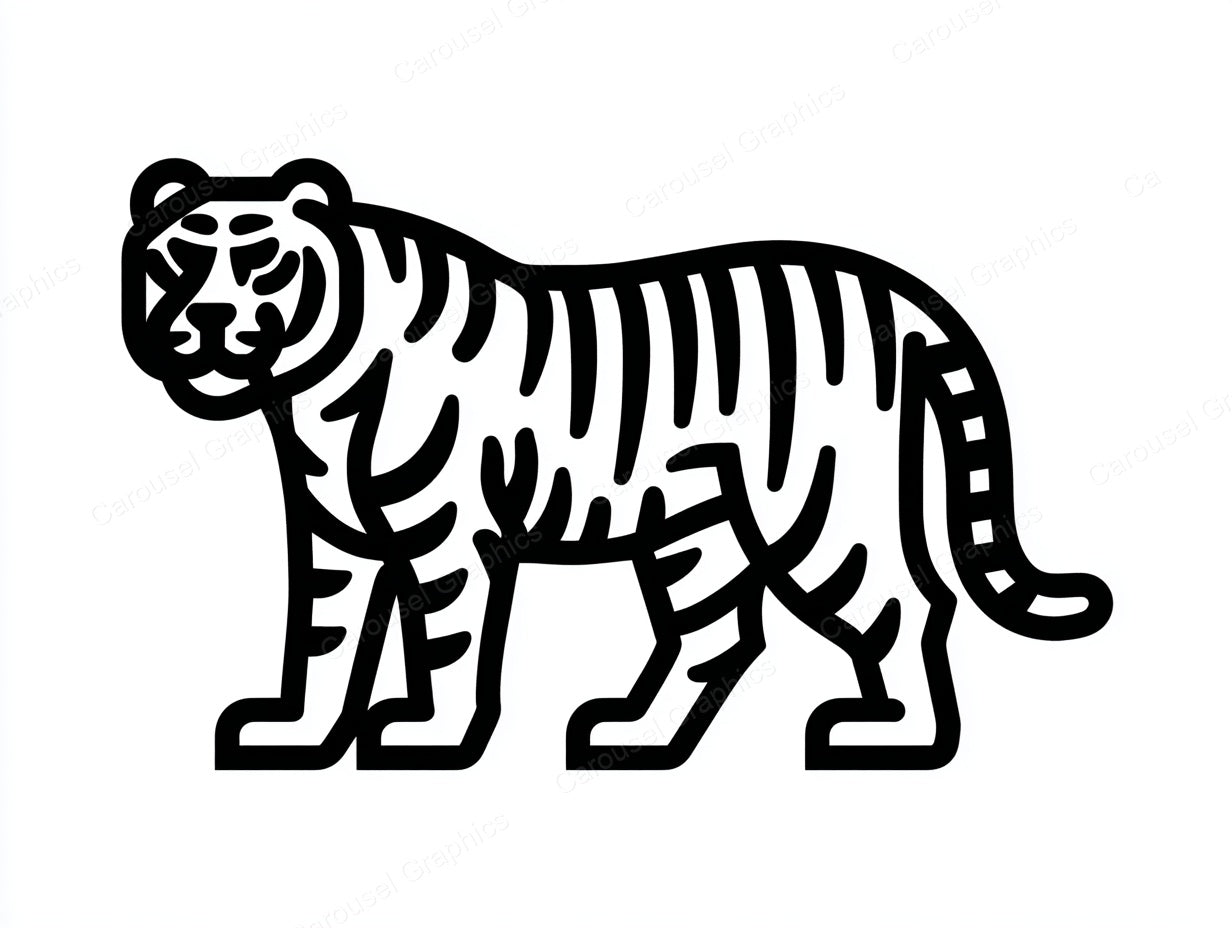Tiger Vector Graphic preview