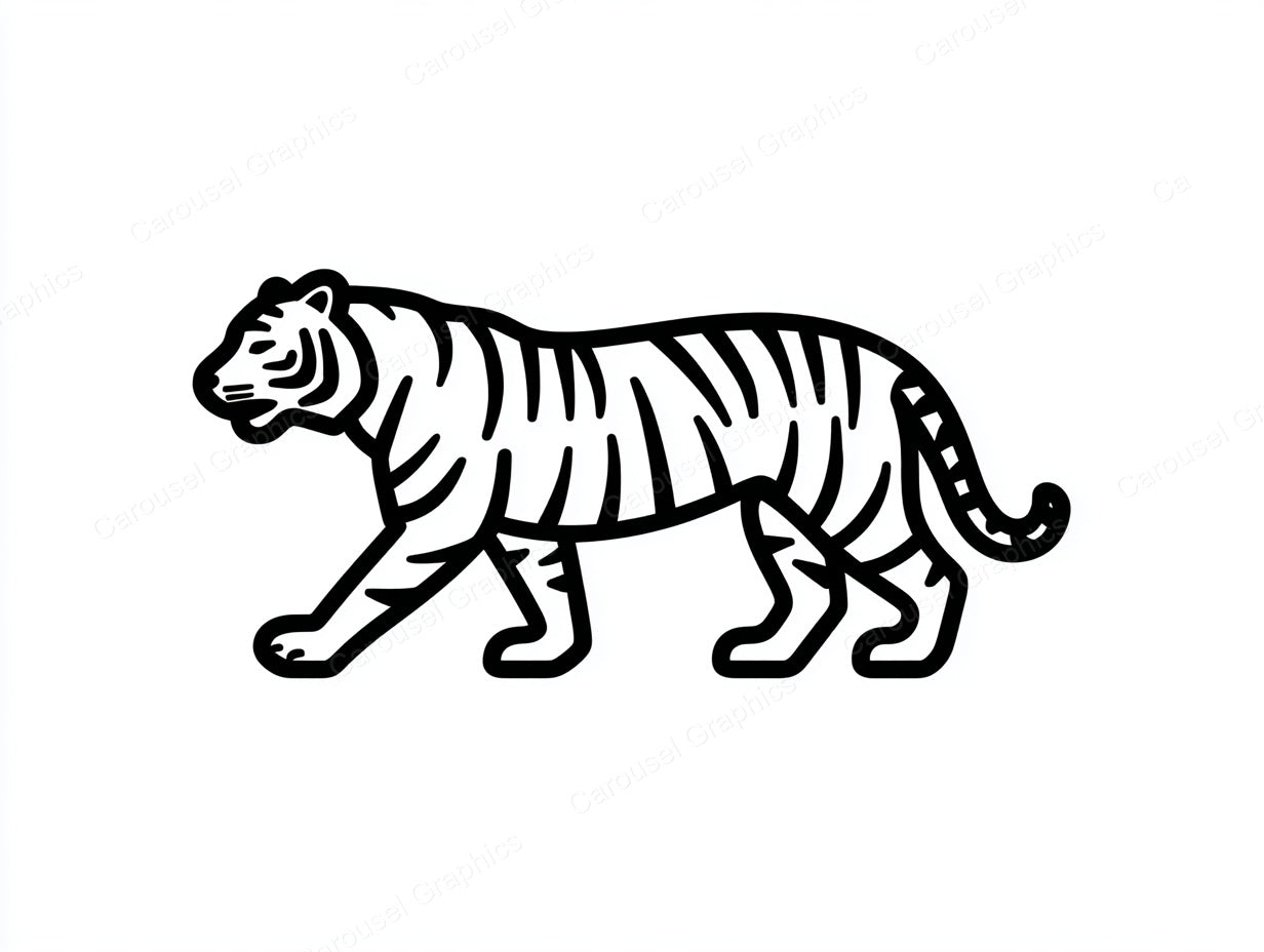 Tiger Vector Graphic preview