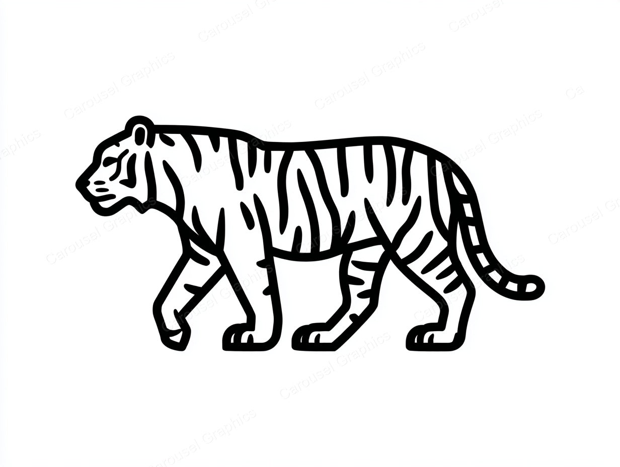 Tiger Vector Graphic preview