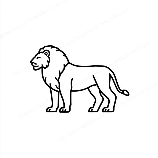 Lion Vector Graphic preview