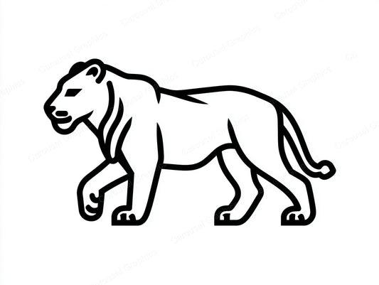Lion Vector Graphic preview