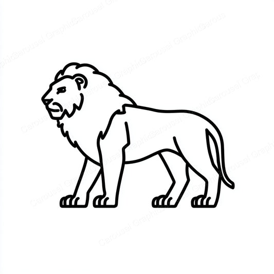 Lion Vector Graphic preview
