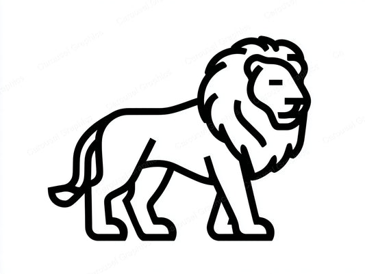 Lion Vector Graphic preview