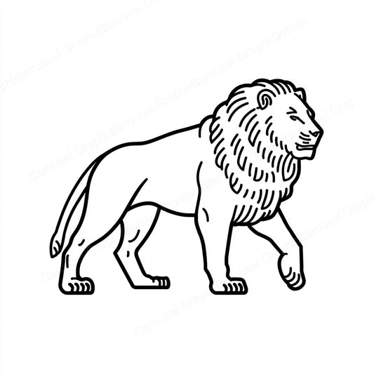 Lion Vector Graphic preview