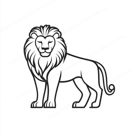 Lion Vector Graphic preview