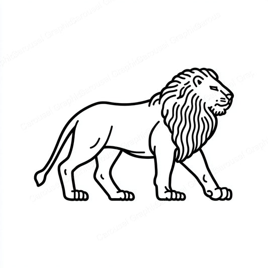 Lion Vector Graphic preview
