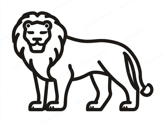Lion Vector Graphic preview