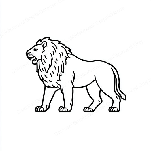 Lion Vector Graphic preview