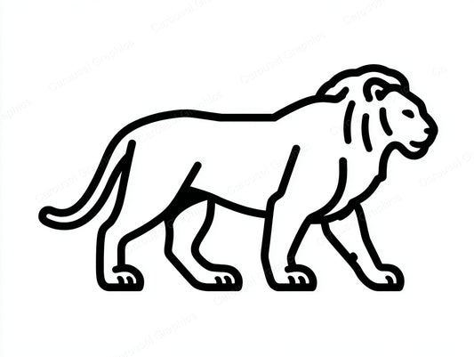 Lion Vector Graphic preview