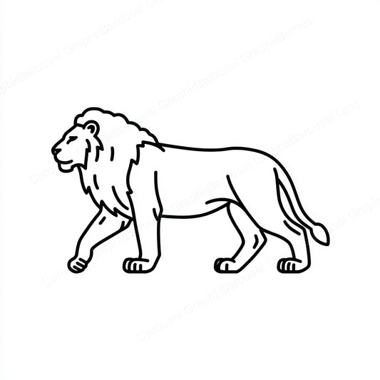 Lion Vector Graphic preview