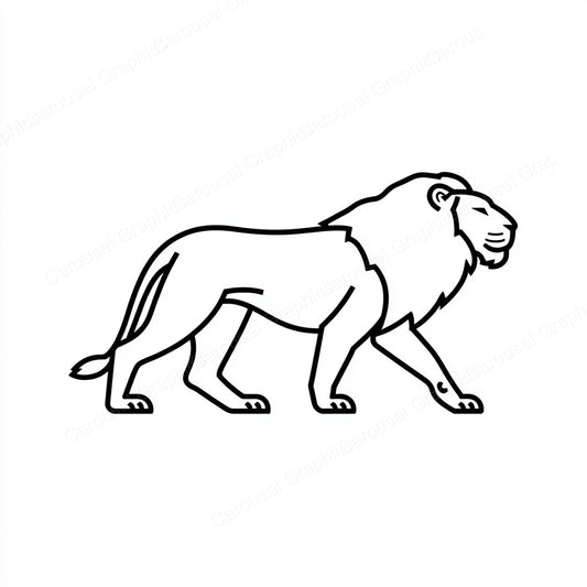 Lion Vector Graphic preview
