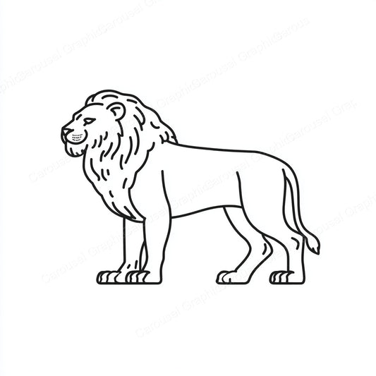 Lion Vector Graphic preview