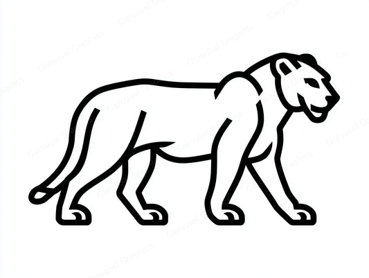 Lion Vector Graphic preview