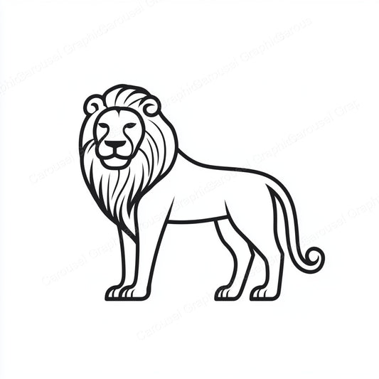 Lion Vector Graphic preview