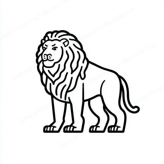 Lion Vector Graphic preview