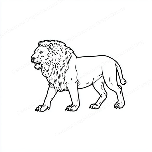 Lion Vector Graphic preview